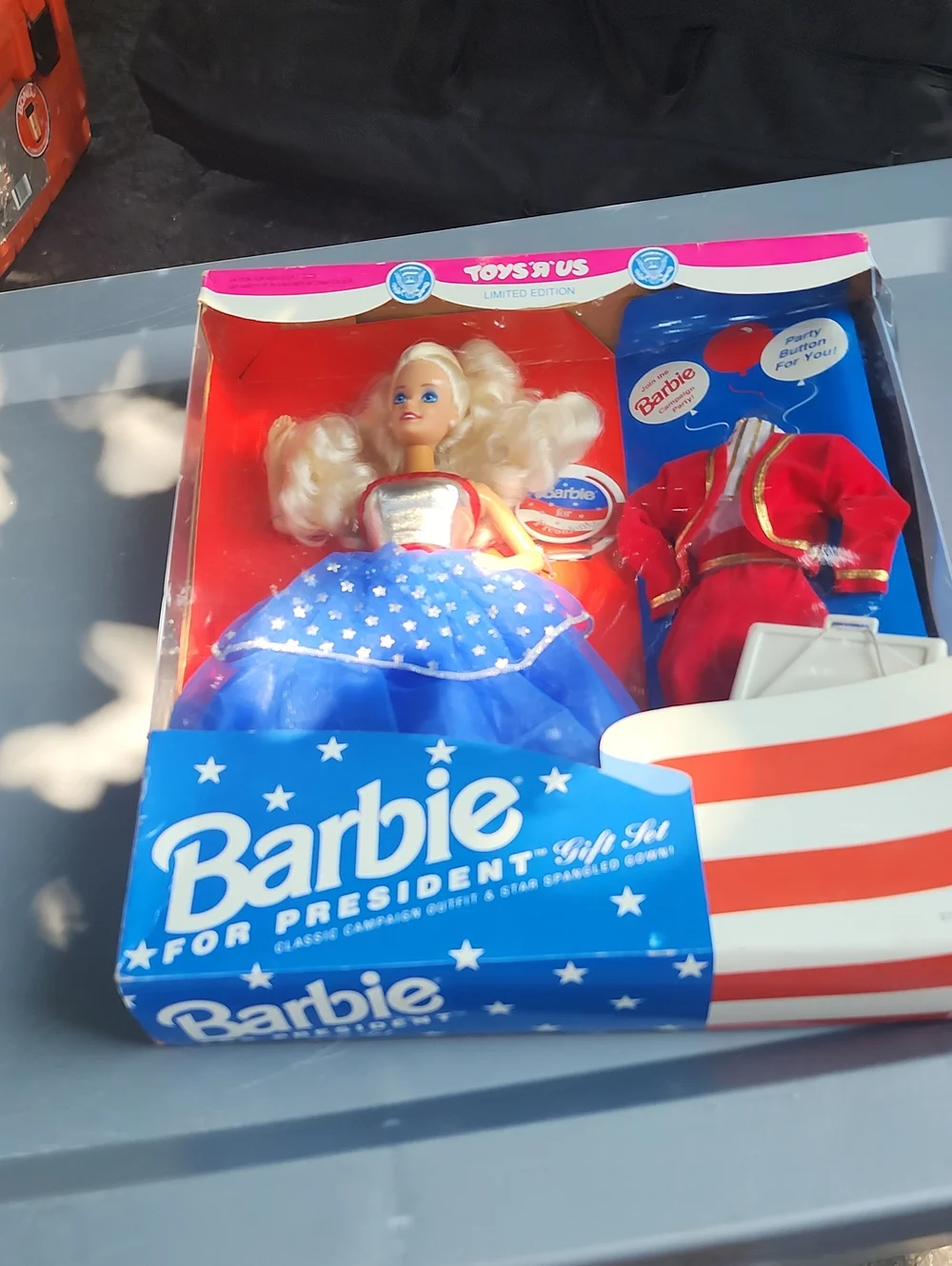 Barbie For President Gift Set - Blue, Red, White